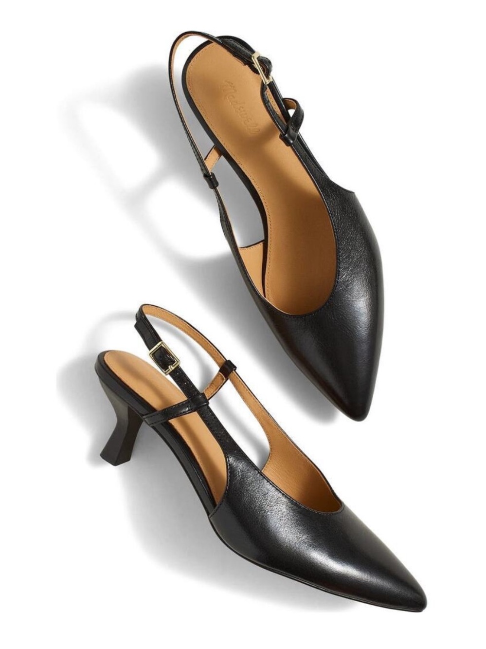 Madewell Debbie Slingback Kitten Heel Pumps